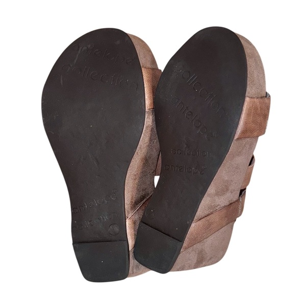 ANTELOPE LEATHER SUEDE WEDGES WOMEN’S Shoes size 36 6 - Picture 16 of 17